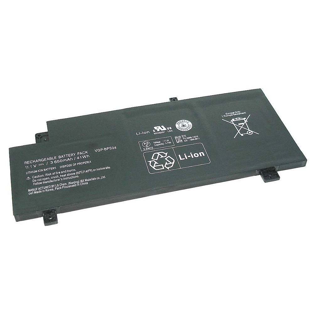Аккумуляторная батарея для ноутбука Sony Vaio SVF15A (VGP-BPS34) 41Wh