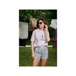 Футболка Nothomme Monterest Loose T-shirt "Light Purple Gray" Women's