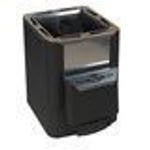 Печь для бани TMF Оса Carbon антрацит нержавеющая дверь короткий канал