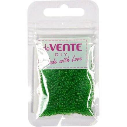Бисер круглый "deVENTE. Frosted"  2 мм, 10гр, стекло, полупрозр., зеленый