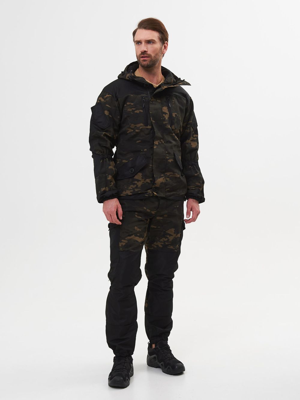 Костюм демисезонный Горка-5 Сombo ткань Смесовая Рип-Стоп/Cat's Eye цвет Мультикам City/Черный