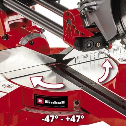Пила торцовочная аккумуляторная EINHELL PXC TE-SM 36/210 Li-Solo с протяжкой  4300880