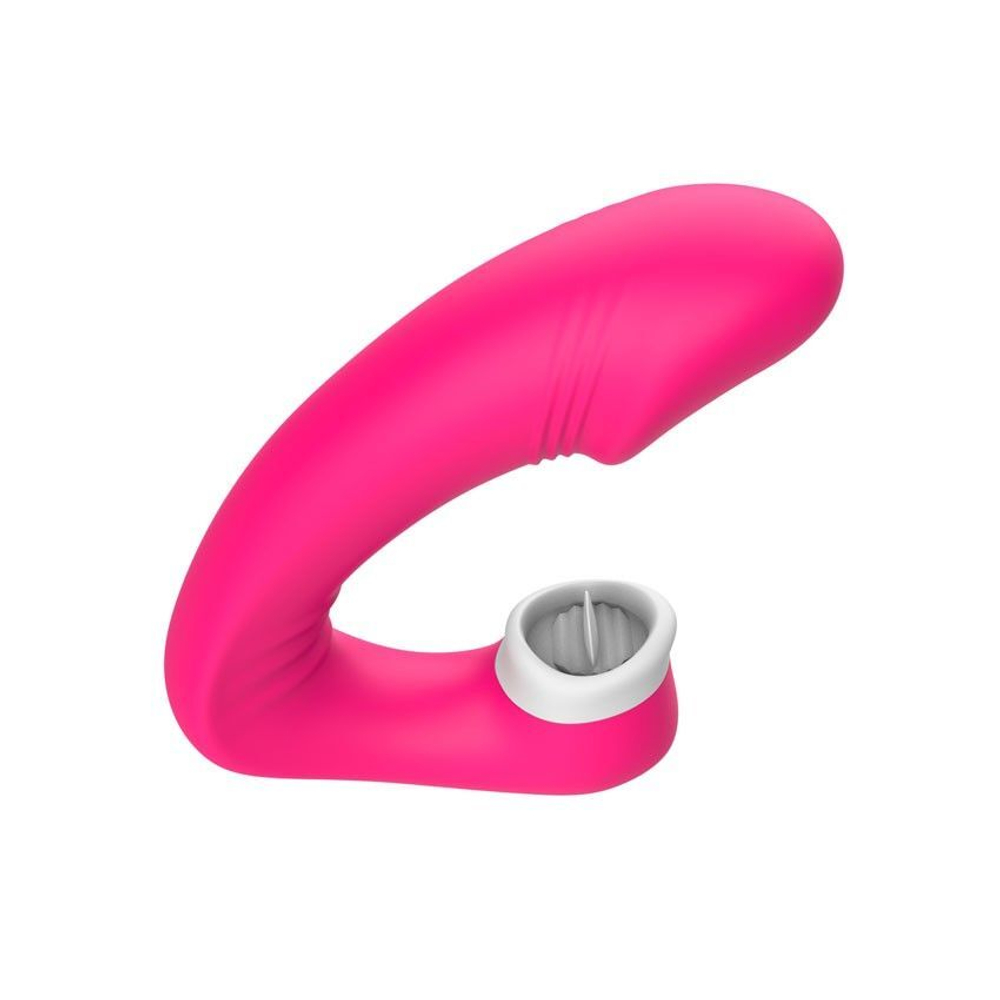 Вибромассажёр I-MOON MY-508 с клиторальной стимуляцией, 11 см