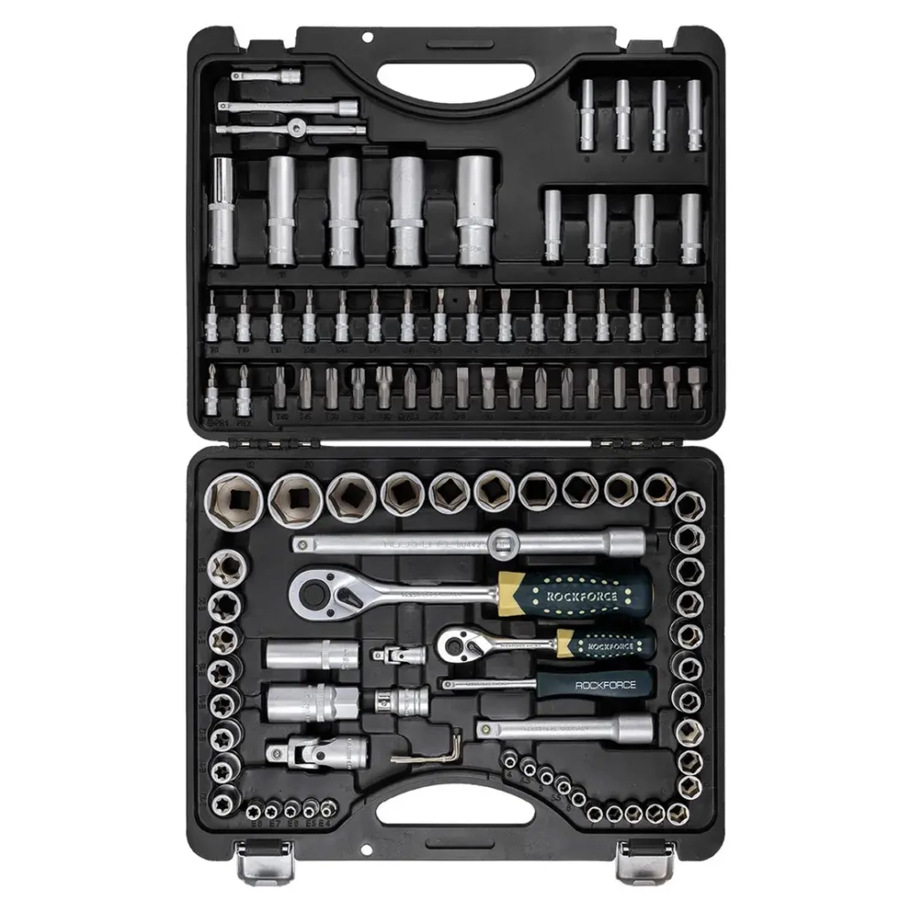 Набор инструмента 108пр.1/4''&amp;1/2''(6гр.)(4-32мм) RockForce##Rock FORCE RF-41082-5EURO