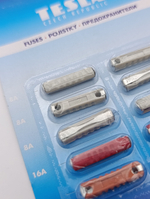 Предохранители TESLA F152(5 - 25 А) LADA ,блистер (10штук )