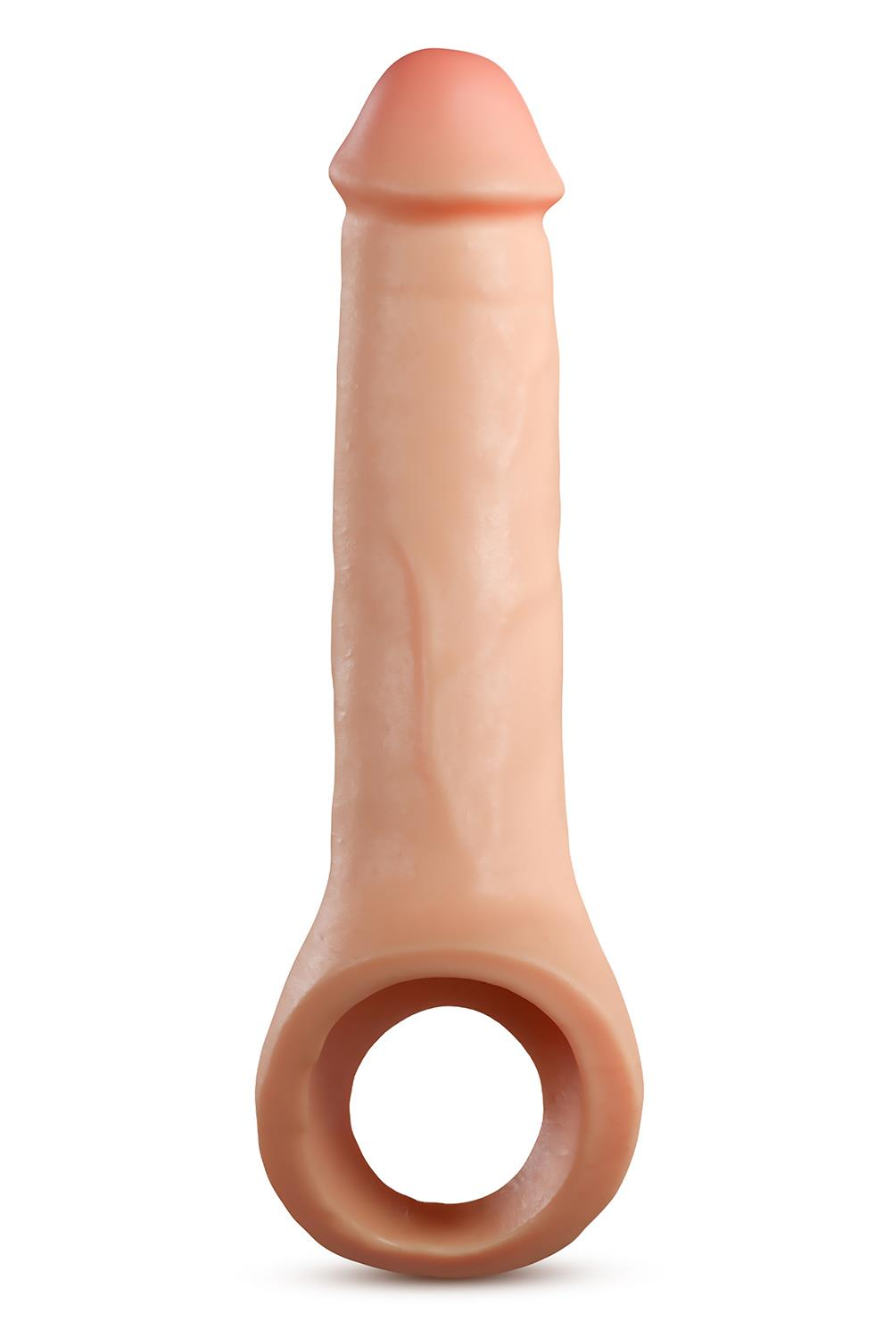 Телесная насадка-удлинитель Thrive 8.75 Inch Realistic Penis Extender Sleeve - 22,2 см.