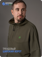 Толстовка анорак мужская ТР, хаки