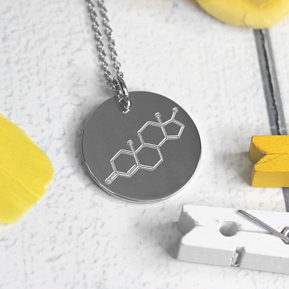 Кулон с гравировкой формулы счастья на заказ