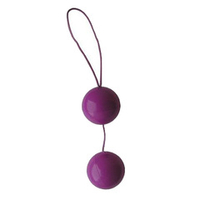 Фиолетовые вагинальные шарики 3,5см Bior Toys Erowoman-Eroman Balls EE-10097V