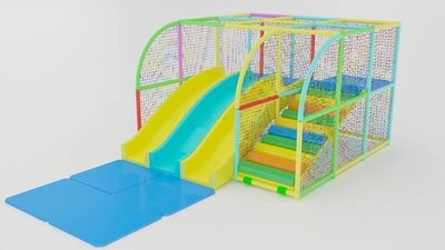 Детский игровой лабиринт «Горки» (3,65*3,65*2,5 м)
