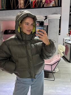 Пуховик Twin хаки