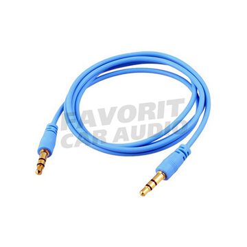 Кабель AUX OLMIO 1.2м голубой
