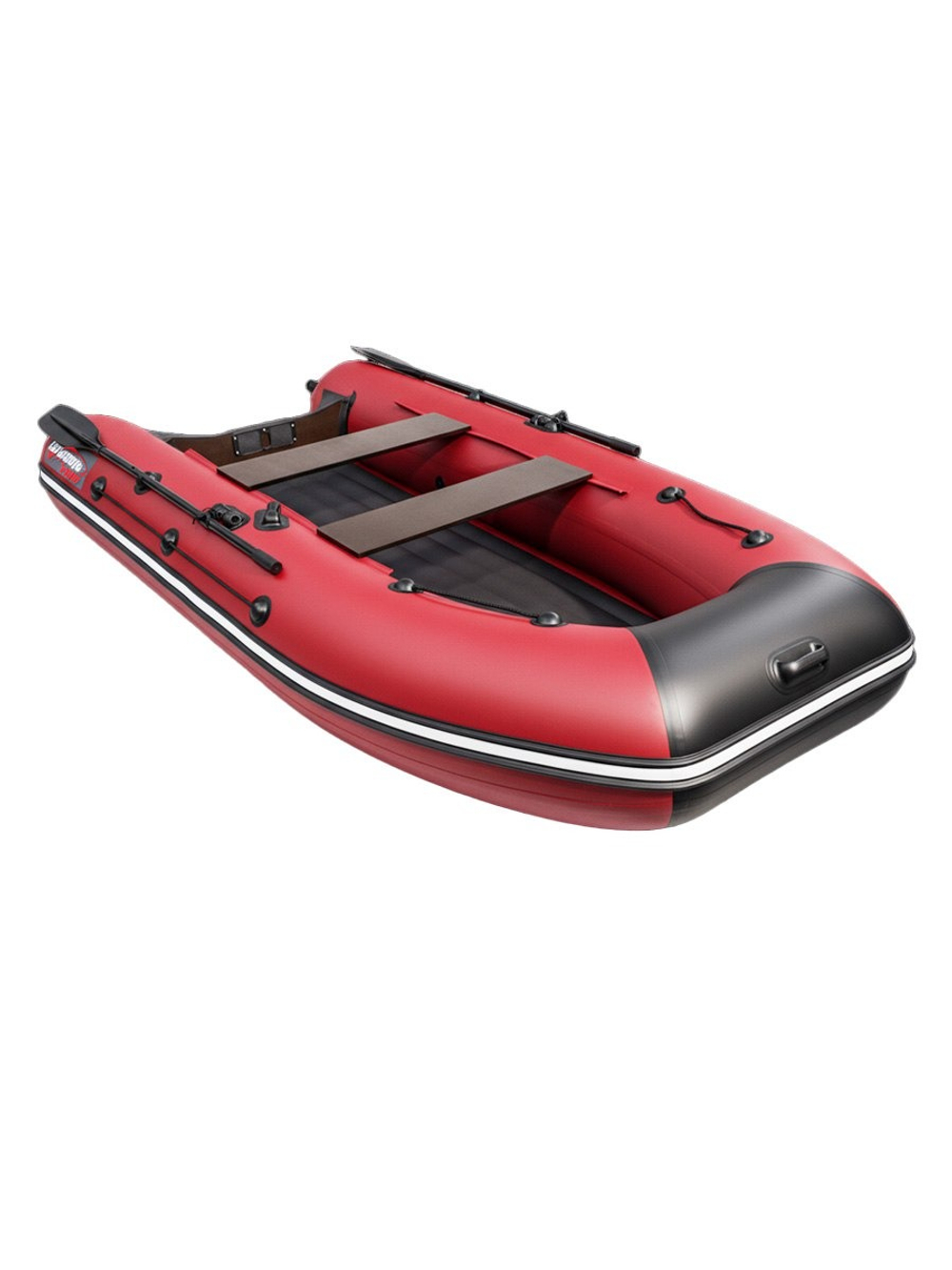 Таймень LX 3400 НДНД красный-черный (Лодка ПВХ)