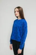 Толстовка Берёзка Синяя