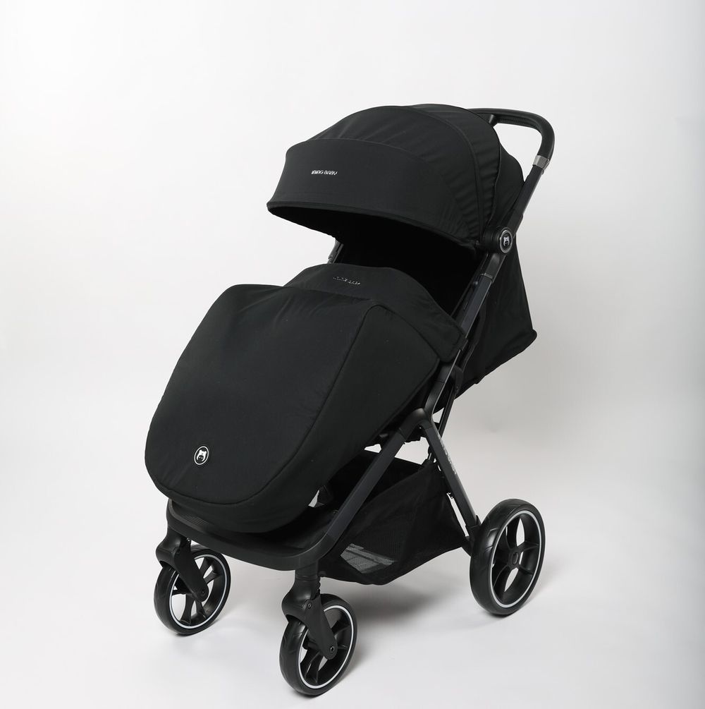 Прогулочная коляска Ining Baby KR336 (ф-я автоскладования, black)