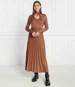 Платье с ремешком TWINSET - коричневый(232TT3270)