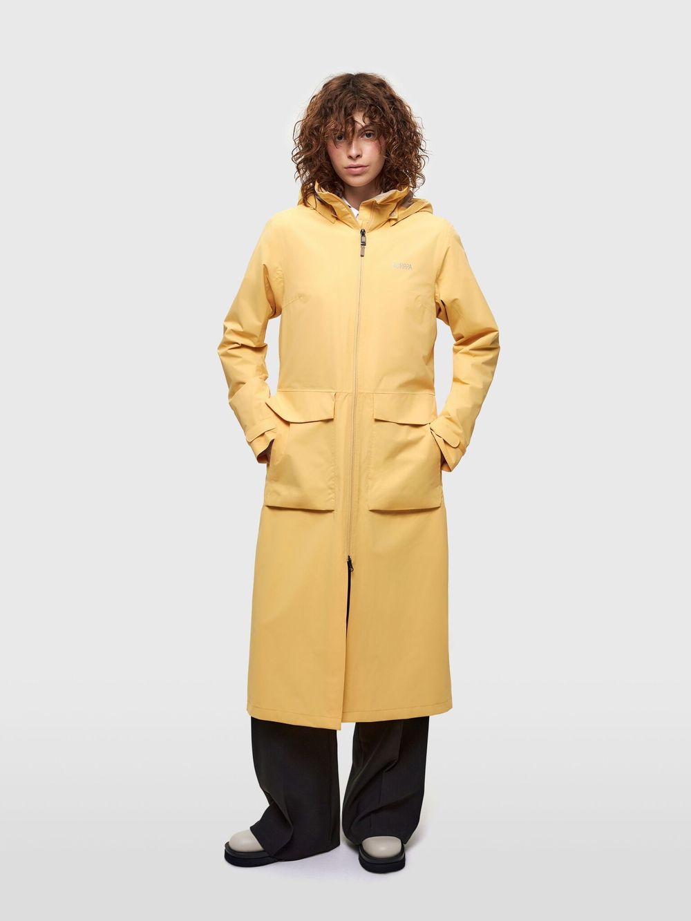 Женский плащ SELENGA NORPPA жёлтая дыня