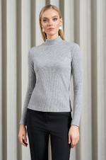 22934 Джемпер женский (серый меланж)