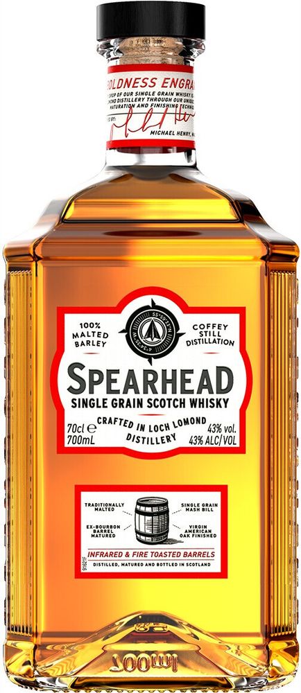 Виски Spearhead Single Grain Scotch Whisky, 0.7 л.