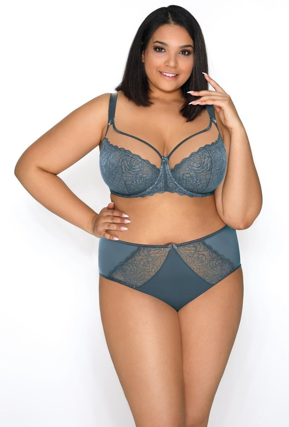 Роскошный бюстгальтер Asti с мягкой чашкой (Размер: 90F) (Цвет: зеленый)