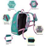 Ранец Berlingo Nova Curious cat 37х28х18см, 2 отдел., с анатомической спинкой