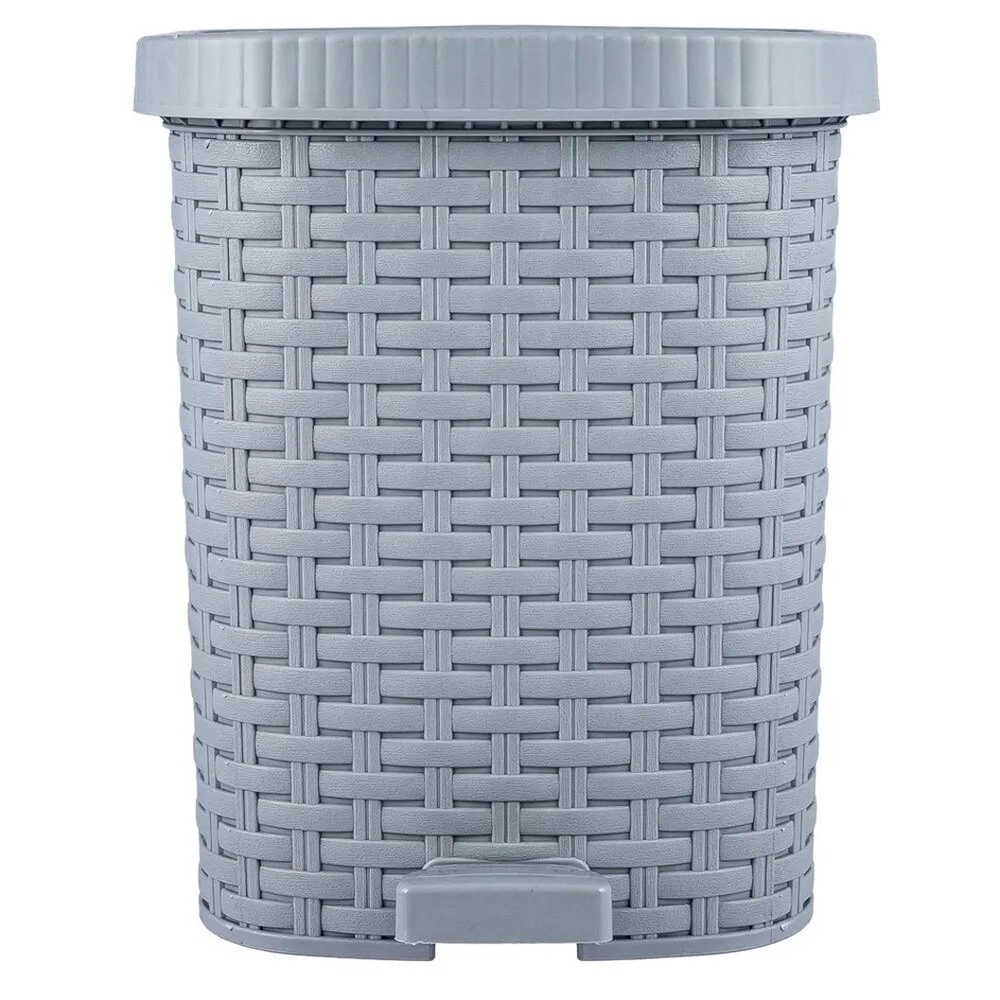 Контейнер педальный для мусора Артлайн 12л (серый) (комплект 3 шт)