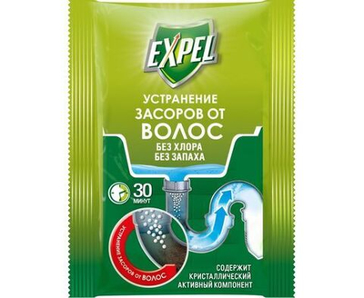 Expel Средство для устранения засоров от волос (50 гр)