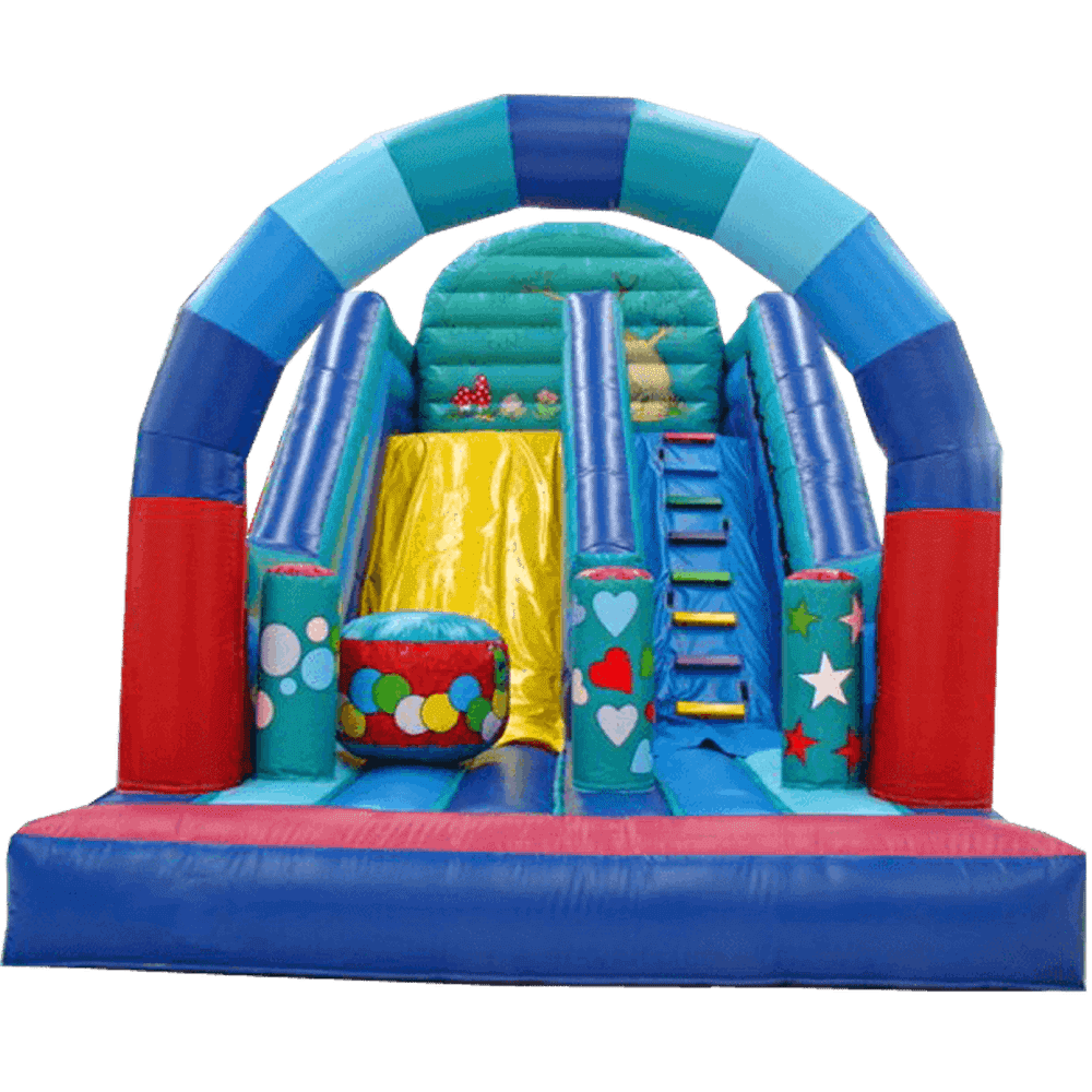 Детский надувной батут-горка "Серпантин"