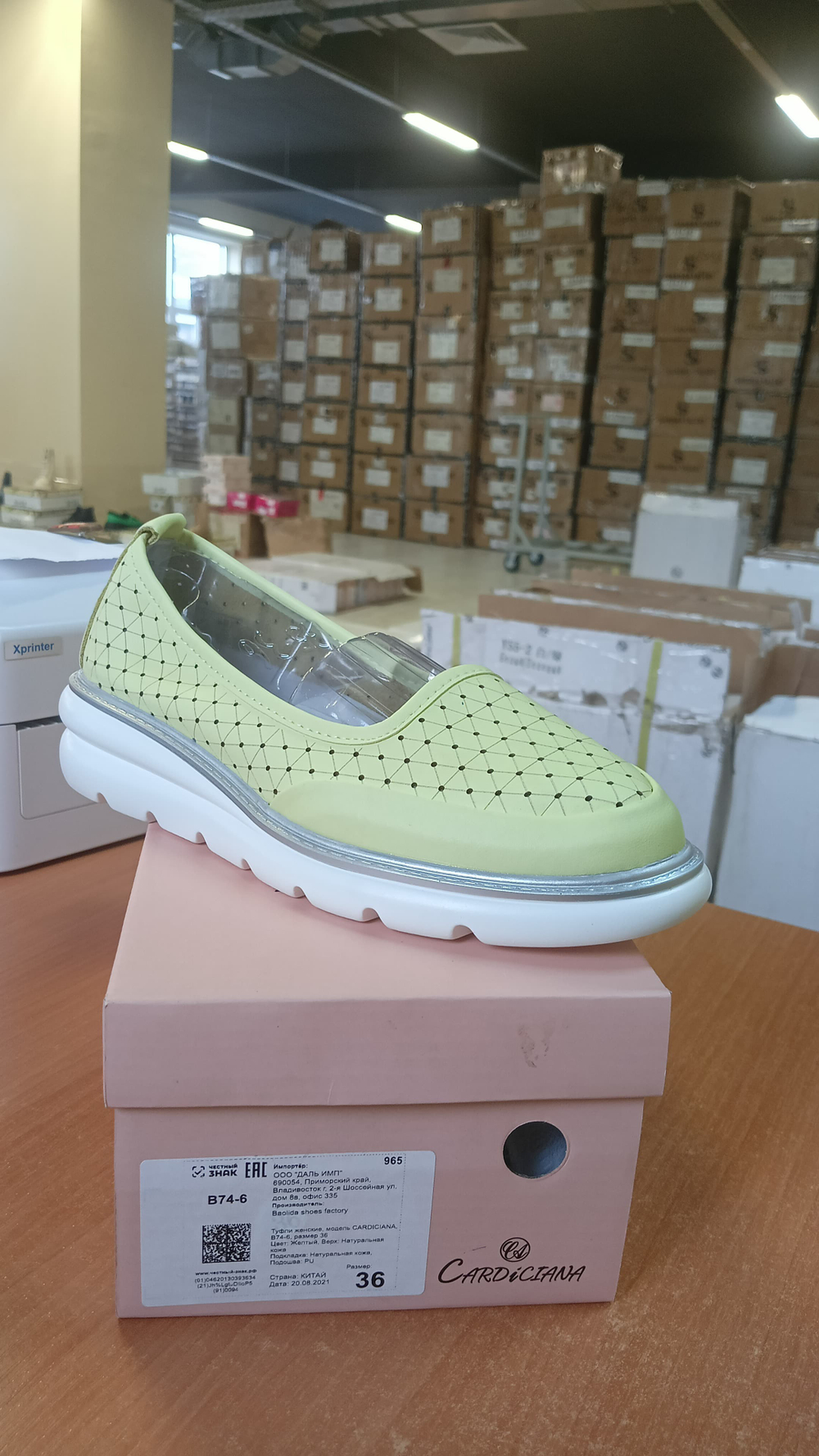 Мокасины женские CARDICIANA B74-6