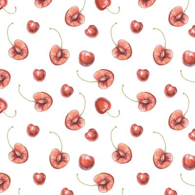 Акварельная черешня