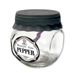 Банка стеклянная для продуктов 200мл «PEPPER» ТО66, с ложкой
