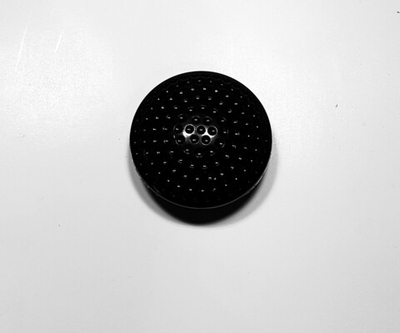 Датчик "ракушка" AM 55 мм, рифленый (черный)