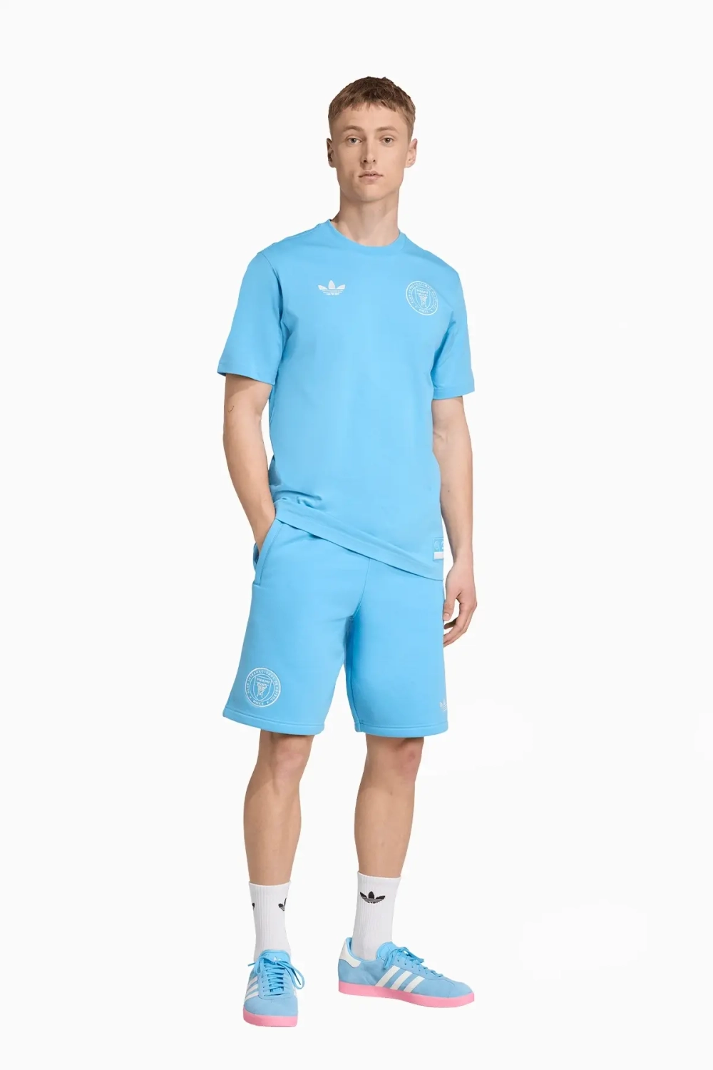 Шорты adidas Inter Miami CF 25/26 Travel - голубой