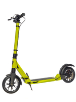 Самокат Urban Scooter Disc Lime Pro, (2024), с дисковым тормозом, складной, городской, двухколесный