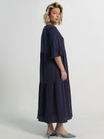 Платье бохо Марисоль (темно-синее) П15387-8М LT Collection