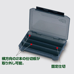 Коробка под приманки MEIHO VS-3038ND (WORM) CLEAR