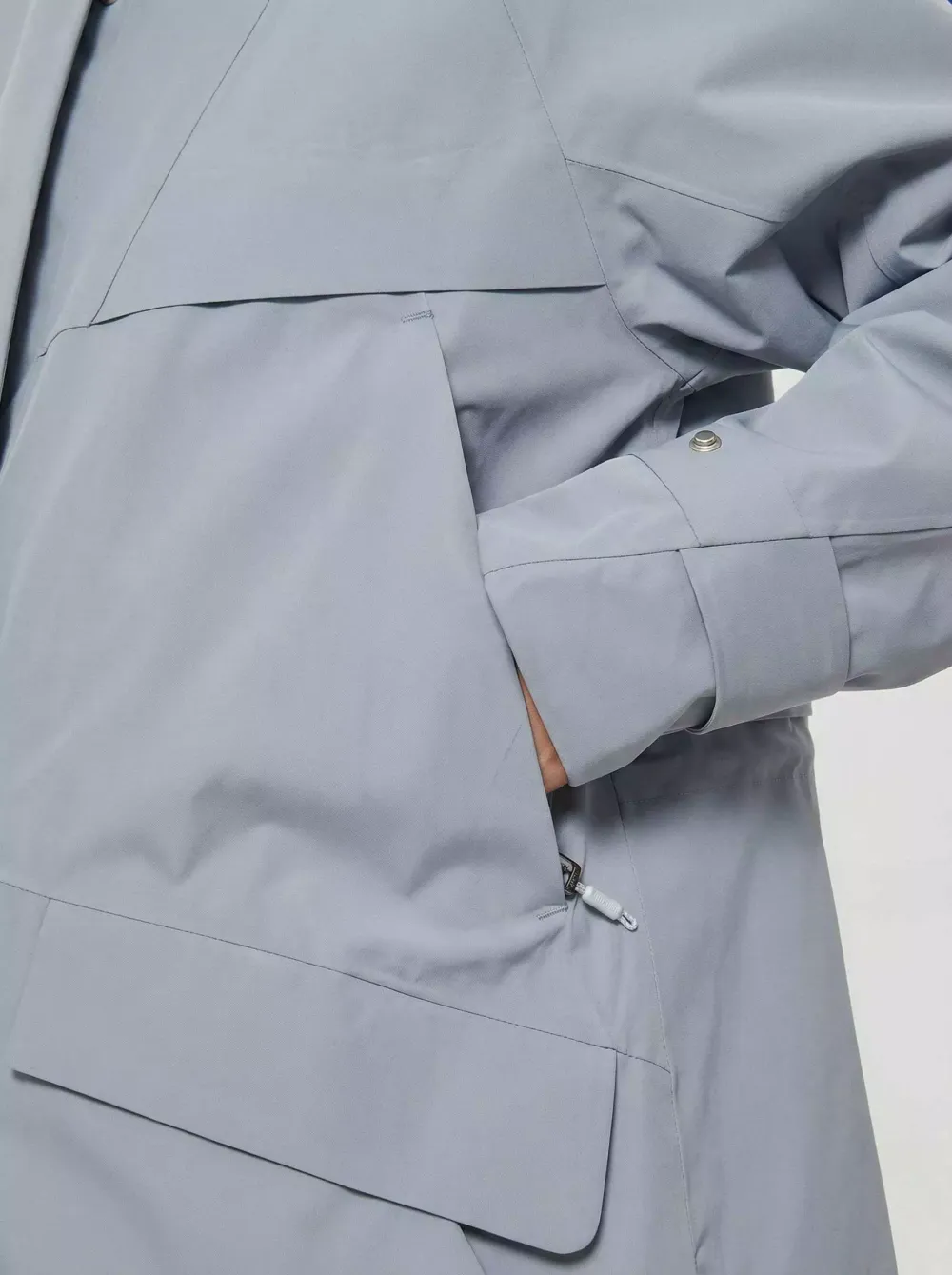 Парка женская ИША (ISHA) NORPPA голубая глина