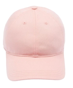 Теннисная кепка Lacoste Organic Cotton Twill - pink