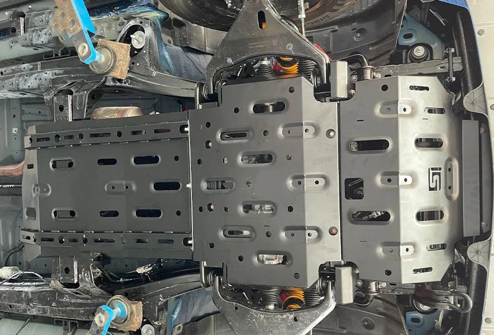 Защита днища для GWM Poer KingKong 2023+ Great Wall Motor Поэр Кинг Конг защита картера кпп двигателя