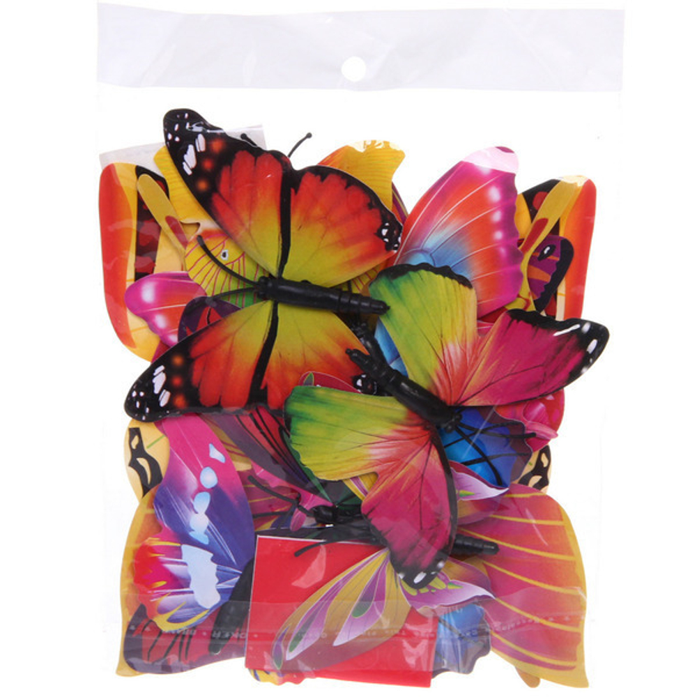 Набор для декора «Волшебные бабочки» 12 шт, Мультицвет