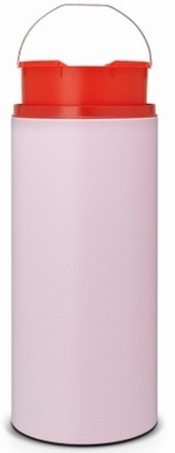 Ведро Brabantia FlipBin 30л минерально-розовое выгрузка