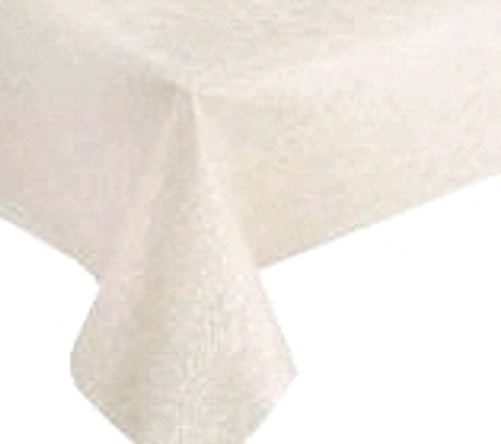 Клеенка столовая 0/40 3/451 1,35*20 шелкография (растительный орнамент на белом фоне)