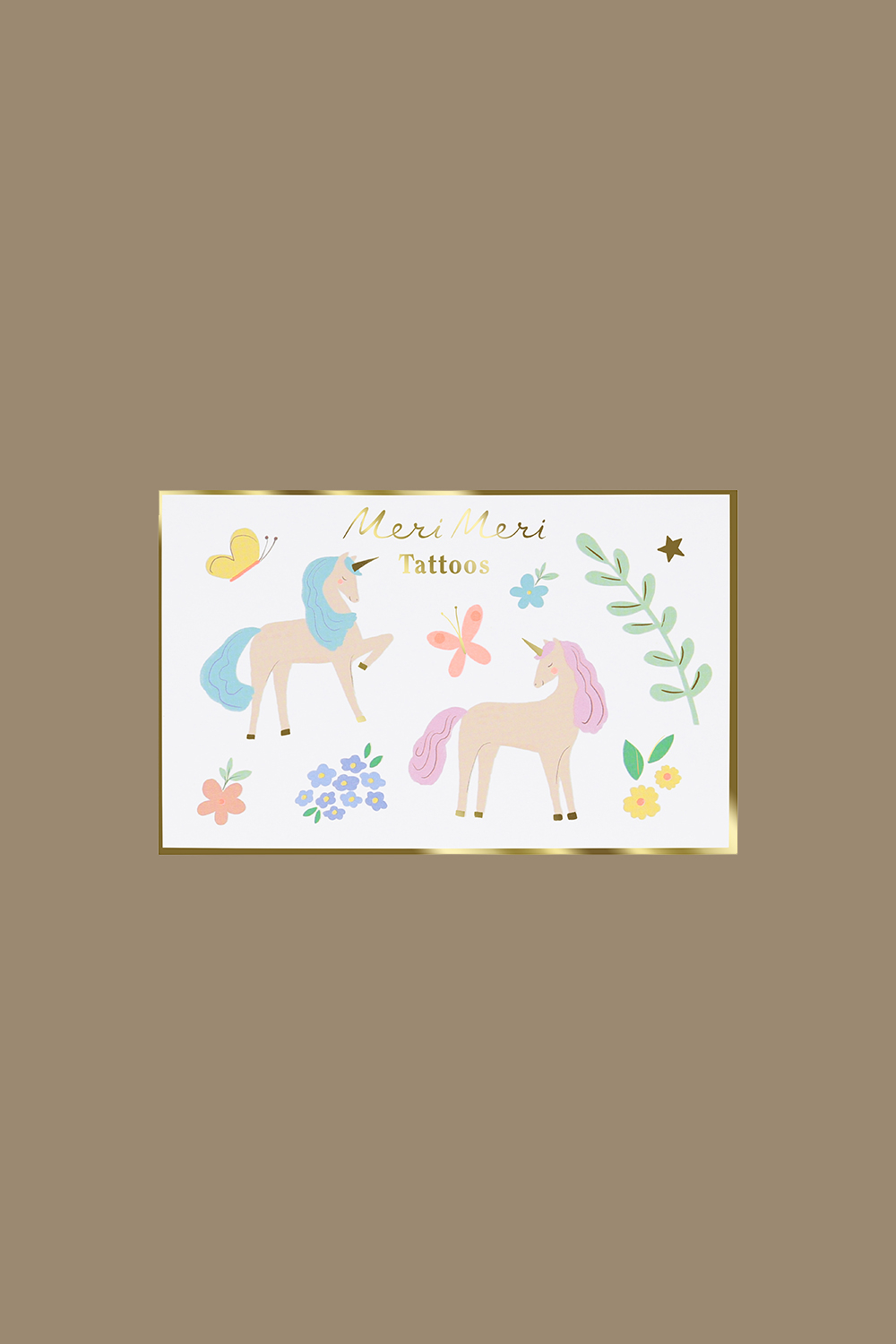 Переводные татуировки Луговой единорог (в наборе 20 шт)