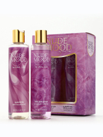 Подарочный набор NUDE MOOD, гель для душа и шампунь для волос, 2×250 мл, аромат ириса и сирени, URAL LAB