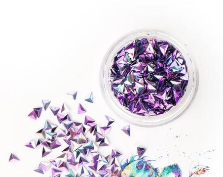 1266 Чешуя дракона 3D треугольники 3 мм