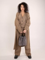 сумка через плечо маленькая натуральная замша