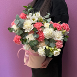 Коробка цветов "Мягкий тон" #70