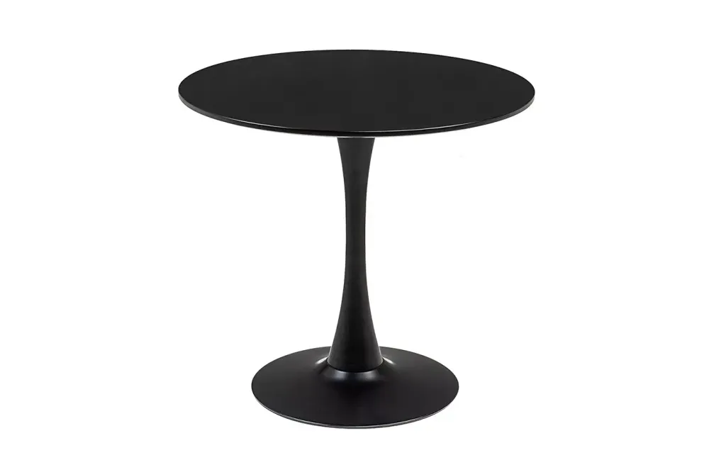 "Беллини" пластиковый круглый стол Ø80см, цвет темно-серый