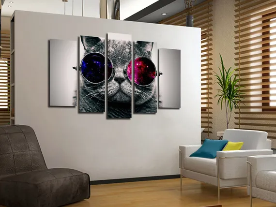 Модульная картина "Гипнокот"