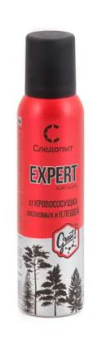 Репеллент СЛЕДОПЫТ EXPERT GREAT FORMULA,от всех видов летающих насекомых и клещей,аэрозоль,150мл/24/